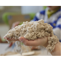 Kinetic Sand pour développer le touché.