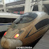 Bullet Trains Change Color to Heavy Air Pollution in China