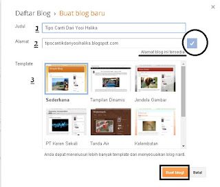 postingan ini menjelaskan bagai cara membuat blog secara lengkap, oleh karena itu klik gambar ini atau klik link ini