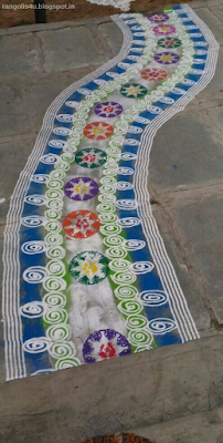 Creative Welcome Rangolis