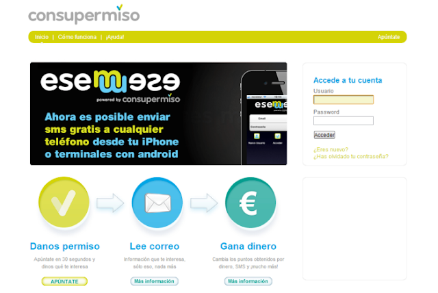 Consupermiso (Ganar por clickar anuncios)