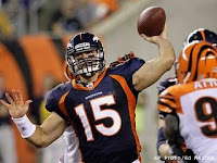 Tebow's throw is highly criticized...