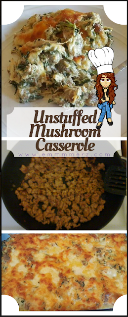 Unstuffed Mushroom Keto Casserole