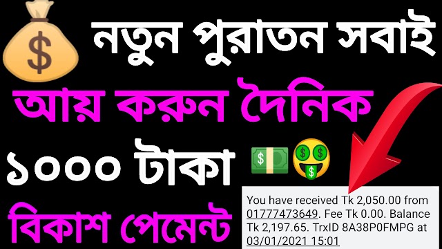 online income bd payment | how to earn money online Bangla earning video | BD payment