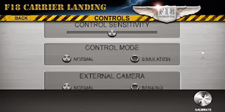 controls on F18 Carrier Landing game