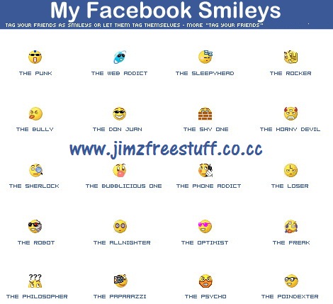  what r all the smiley faces on facebook chat you need them badly when