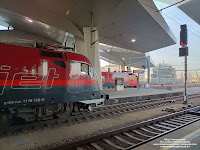 Railjet, Siemens EuroSprinter, ÖBB, Wien Hauptbahnhof
