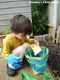 Children enjoying the garden