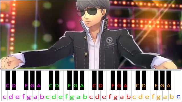 Specialist (Persona 4) Piano / Keyboard Easy Letter Notes for Beginners