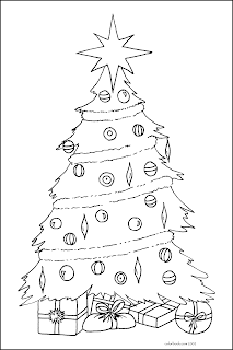 Christmas Tree Coloring Pages