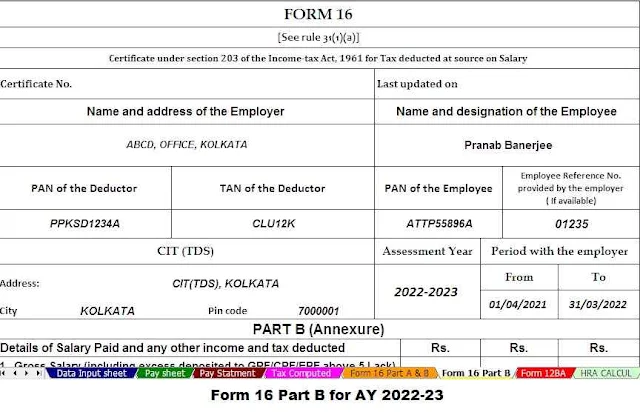 Relief U/s  89 (1) regarding received salary arrears