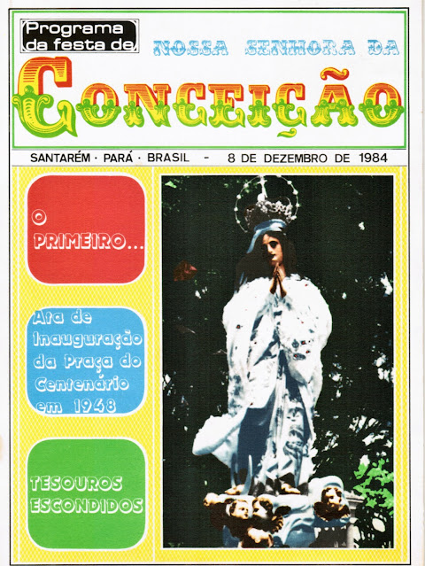 PROGRAMA DA FESTA DE NOSSA SENHORA DA CONCEIÇÃO DE 1984