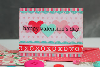 SRM Stickers Blog - Juliana Michaels - #Valentines #cards #mini #borders 