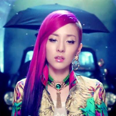 2NE1 Sandara Park Hairstyle