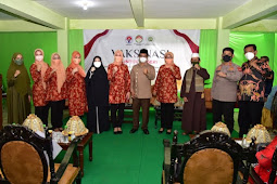 Naoemi Octarina dan Nadiah Zainuddin Amali Hadiri Vaksinasi di Pesantren An-Nahdlah Makassar