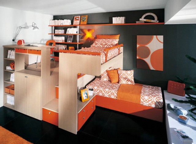 Dekorasi kamar  tidur kecil  minimalis modern untuk  anak 