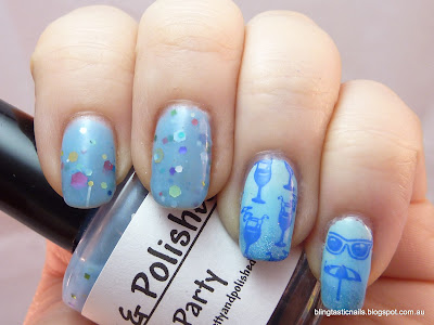 Pretty & Polished Pool Party with stamping