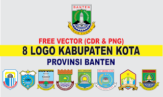 Free Vector Logo 5 Kabupaten Kota Banten PNG