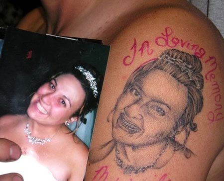 friendship tattoos for guy and girl. tattoos gone bad