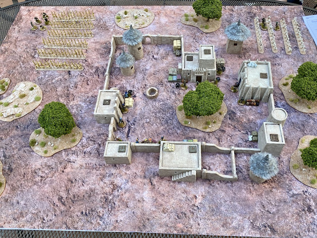 Spectre Operations 28mm miniatures game: French Foreign Legion rescues reporters being held hostage by Islamist insurgents