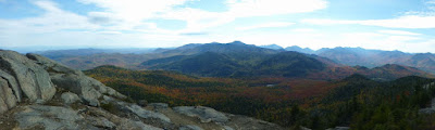 180-degree view from the top of Hurricane Mountain, Sunday 10/11/2015.

The Saratoga Skier and Hiker, first-hand accounts of adventures in the Adirondacks and beyond, and Gore Mountain ski blog.