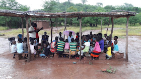 Operation Christmas Child teaching classes in Zambia.