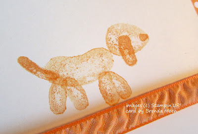 Balloon Animal Card - dog made with images from Stampin'UP!'s Balloon Builder Stamp Set