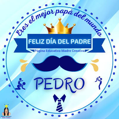 Nombre PEDRO por Día de Papá