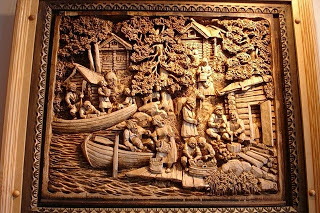 Kronid Gogolev - Art Paintings Made from Wood Carving
