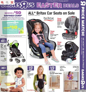 Babies R Us Flyer Weekly March 31 – April 6 - Easter Deals!
