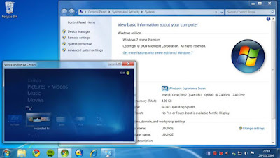 Windows 7 Home Premium ISO 32/ 64  Setup Free Download