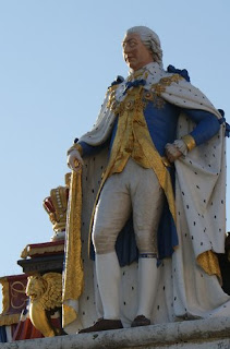 Commemorative statue of George III  Weymouth seafront