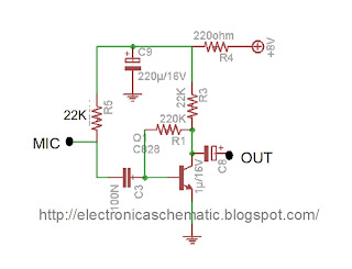 PRE AMP MIC with transistor c828  PRE AMP MIC with 1 transistor  PRE AMP MIC dengan transistor c828 PRE AMP MIC dengan 1 transistor  