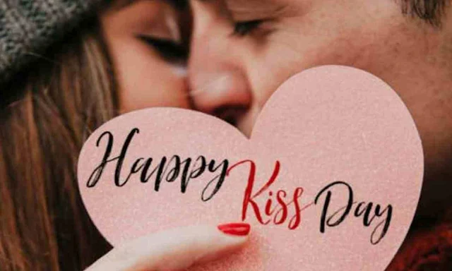 Happy Kiss Day wishes in Hindi, messages, quotes, and images for you to send your love on WhatsApp, SMS, and Facebook.