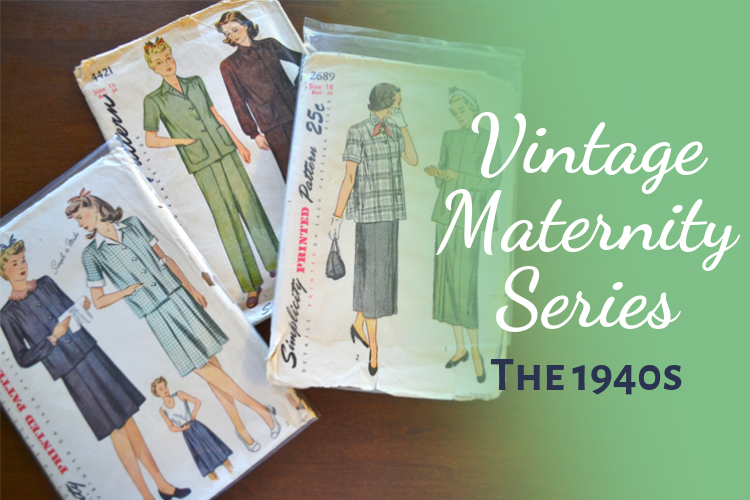 1940s Vintage Maternity fashion style