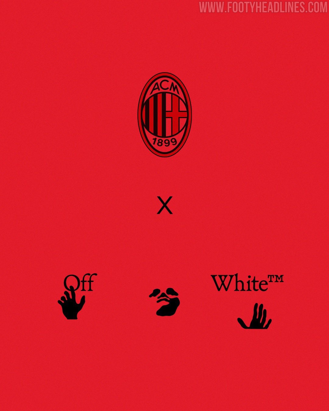 Off-White x AC Milan Partnership