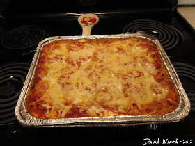 Homemade Lasagna From the Oven