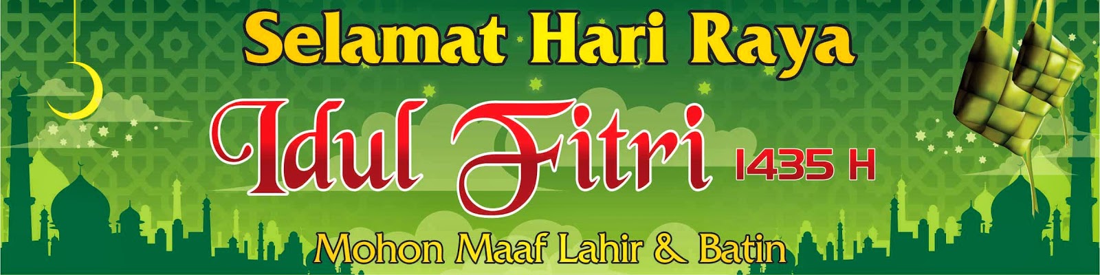 MI HAYATUL ISLAM: DOWNLOAD TEMPLATE DESAIN SPANDUK IDUL FITRI