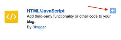 Add Blogger HTML/Javascript Insert HTML and JavaSribe Text Box