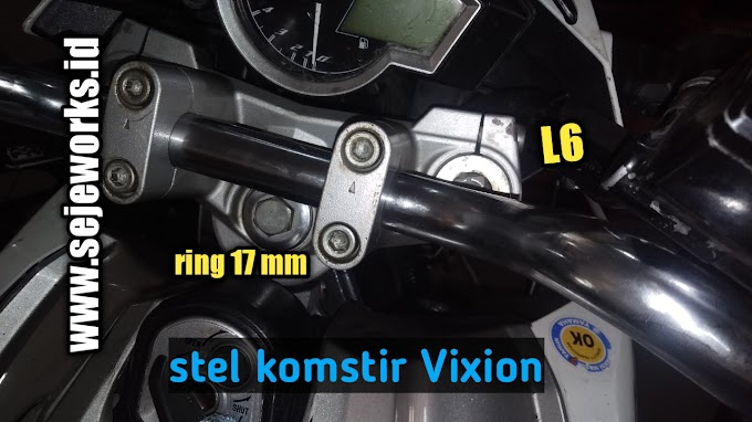 Cara Menyetel Komstir Yamaha New Vixion Lightening dan Vixion Old