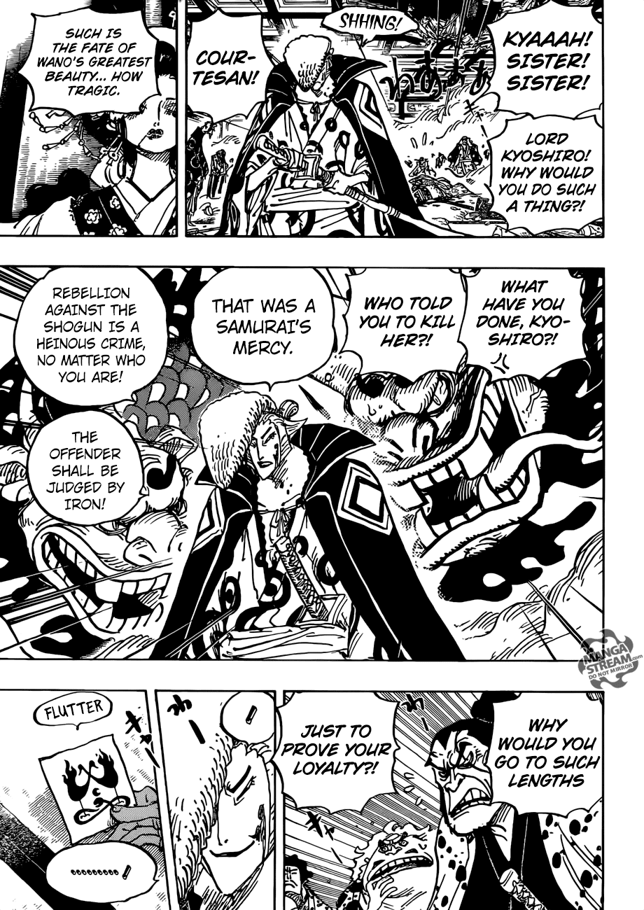 Ninjamonkey One Piece Chapter 933 A Samurai S Mercy