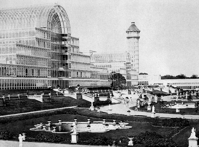 a photograph of the 1851 Crystal Palace