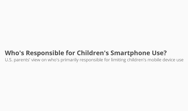 Who's Responsible for Children's Smartphone Use?