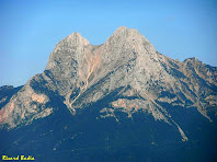 Zoom al Pedraforca des del Roc dels Quatre Batlles. Autor: Ricard Badia