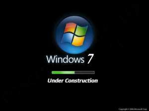 Windows 7 Under construction