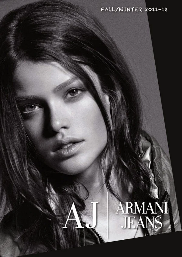 Armani Jeans Fall/Winter 2011/12 Campaign featuring Julia Saner