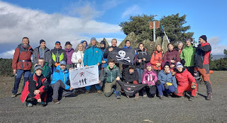 Foto de grupo de ruta en Patones