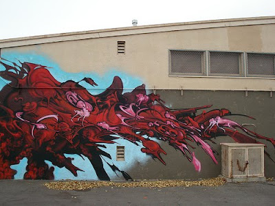 graffiti tribal, graffiti monster