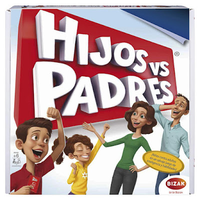  HIJOS VS PADRES Juego de mesa Producto Oficial 2019 | Bizak | Jugadores: +2 | Edad: +6 años CAJA
