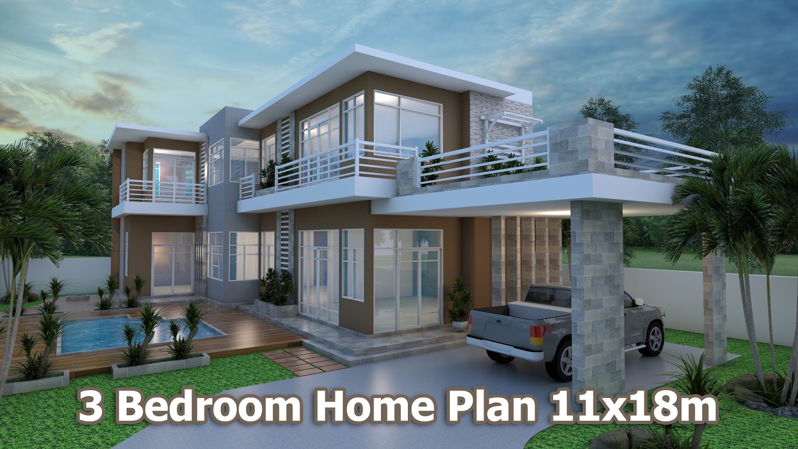  House  Plan Map Home  design  3d  Sketchup Villa  design  plan 